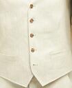 Brooks Brothers Men's Regent Fit Linen Cotton Herringbone Vest | Beige