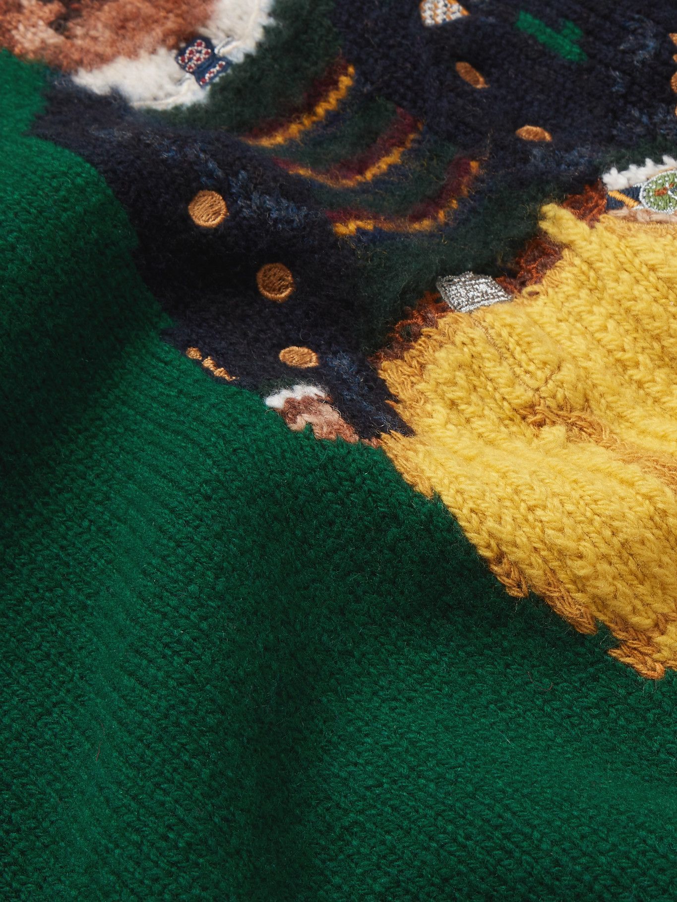 Polo Ralph Lauren - Intarsia Wool Sweater - Green