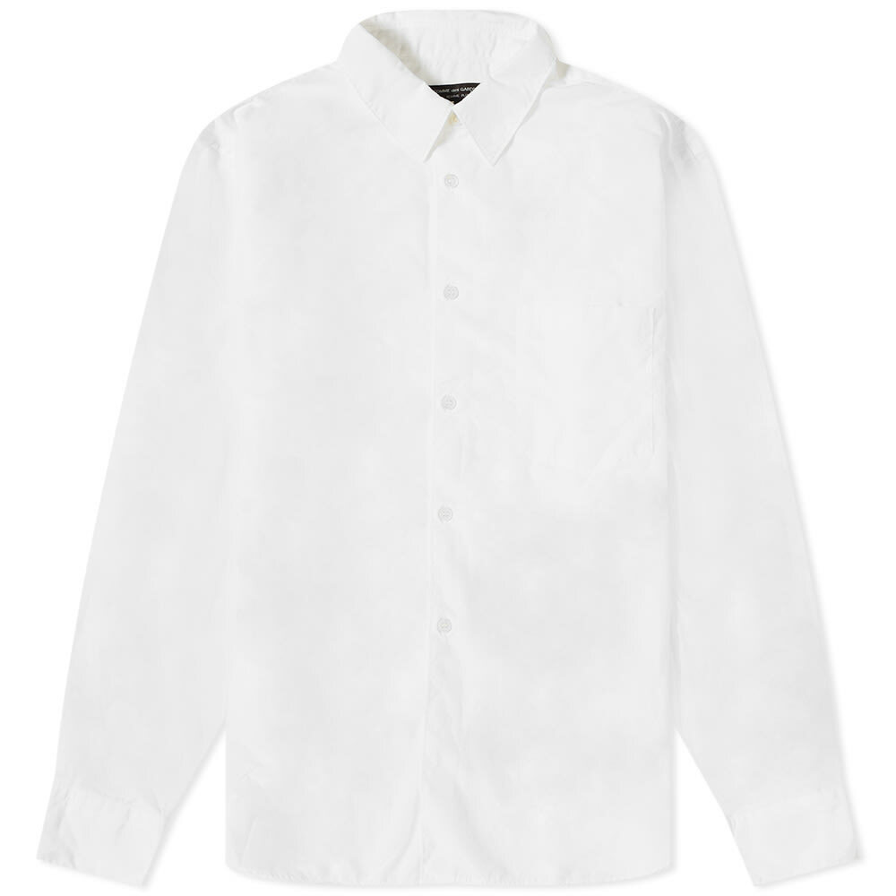 Comme des Garçons Homme Plus Men's Washed Shirt in White Comme des ...