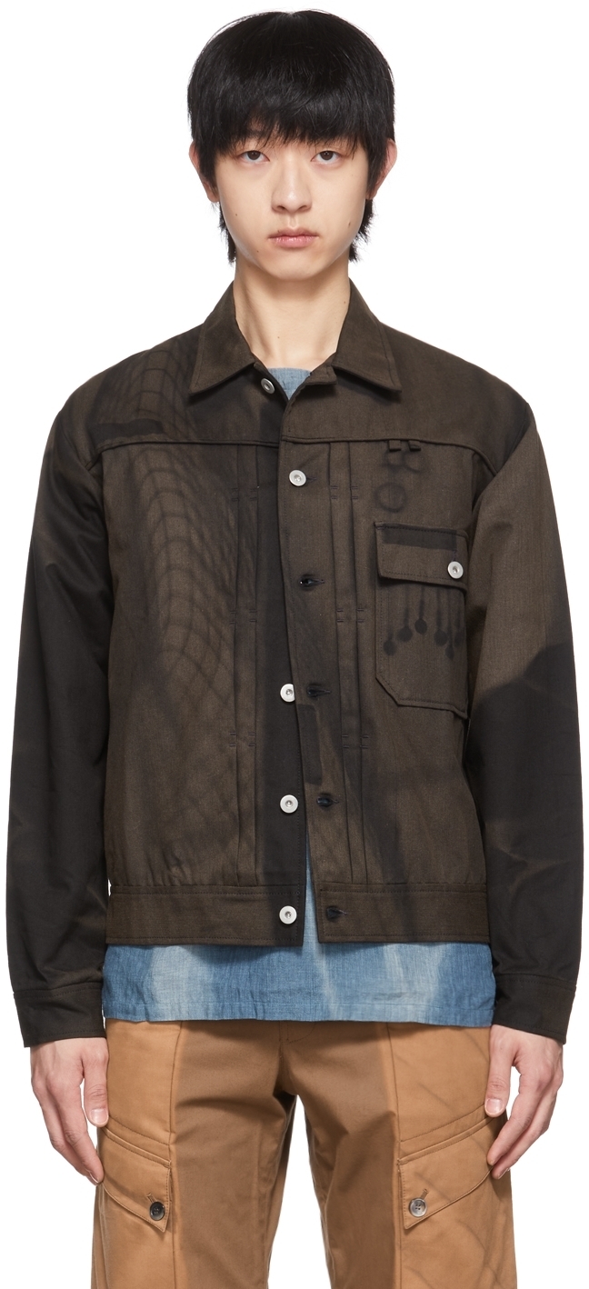 JiyongKim SSENSE Exclusive Black Polyester Jacket