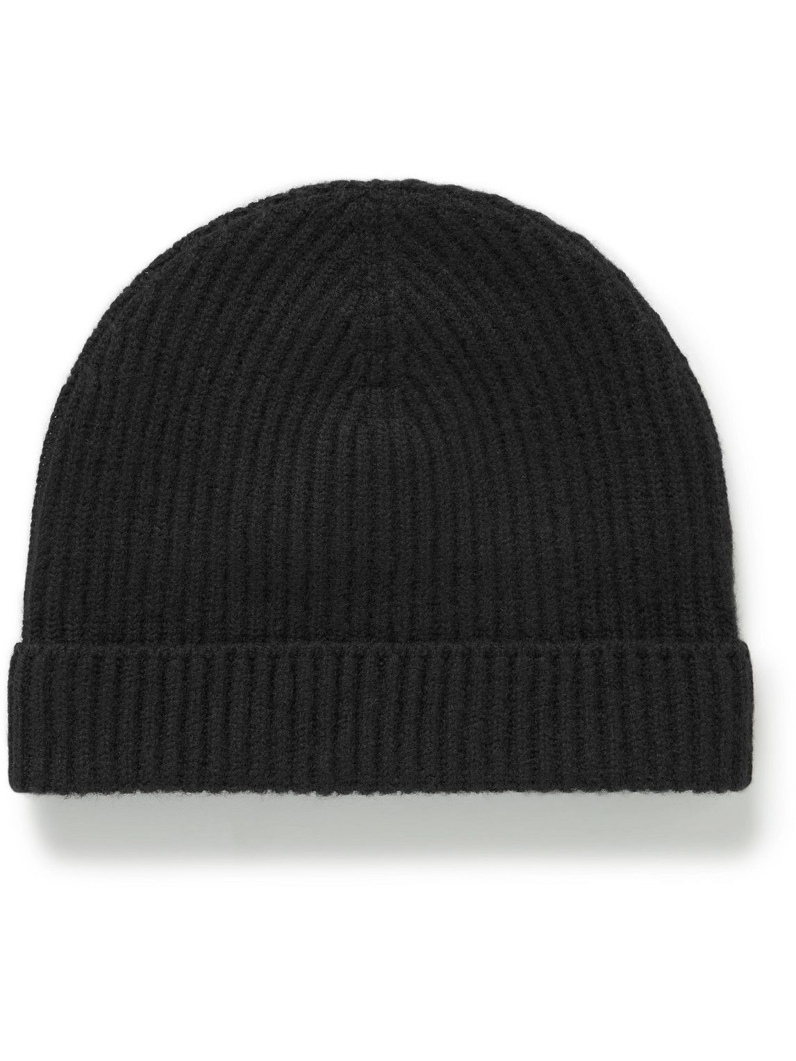 Johnstons of Elgin Watchman Ribbed Cashmere Beanie Johnstons of Elgin