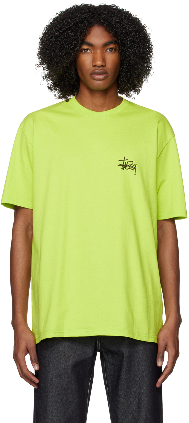 Stüssy Green Basic T-Shirt Stussy