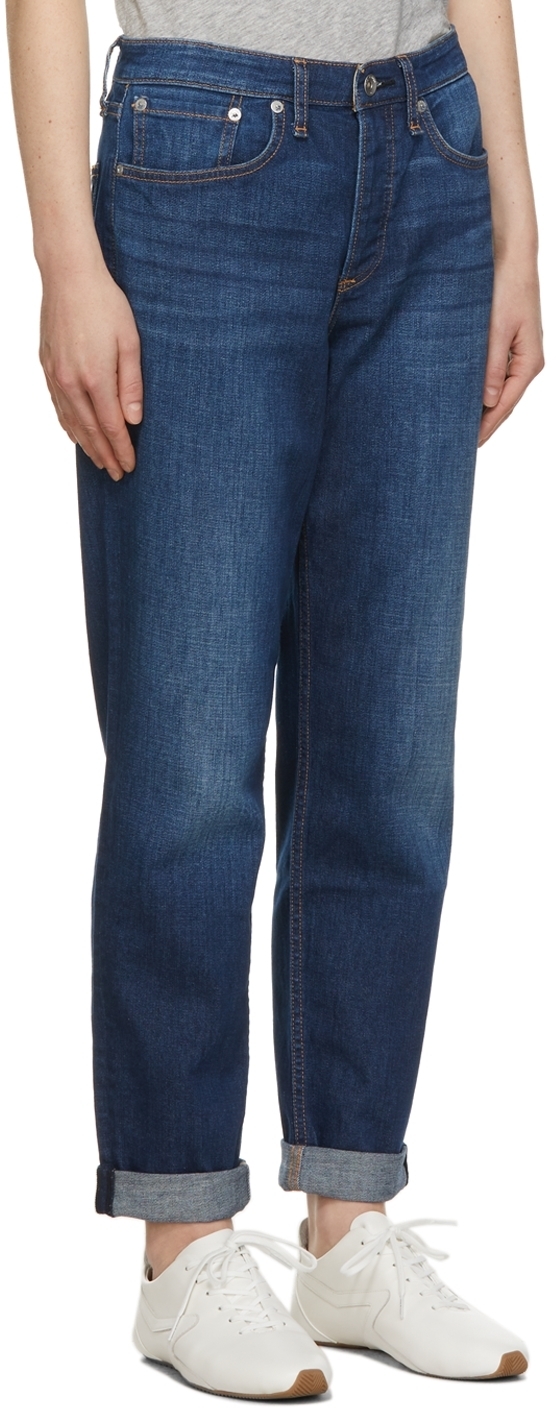 rag \u0026 bone Indigo Rosa Mid-Rise 