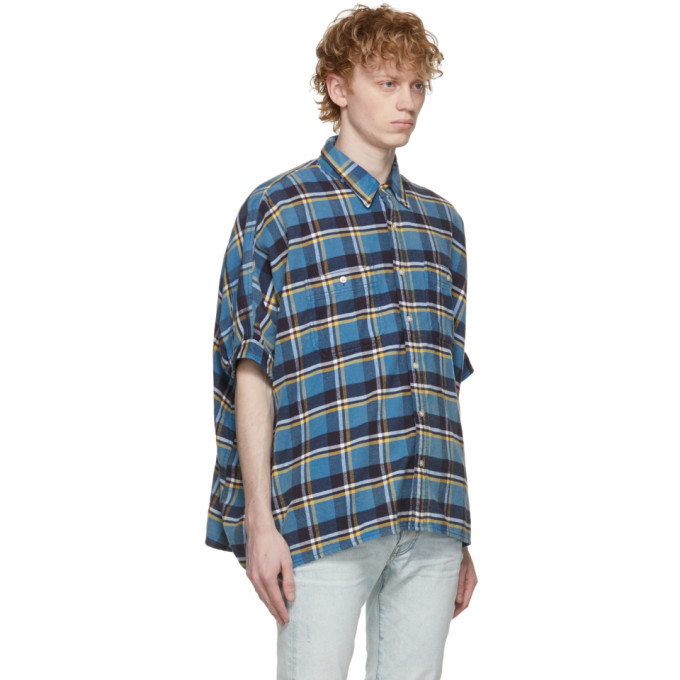 oversized short sleeve flannel