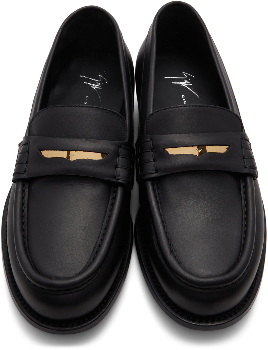 Giuseppe Zanotti Black Euro Loafers Giuseppe Zanotti