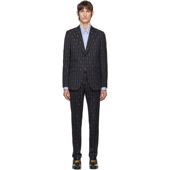 gucci pinstripe suit