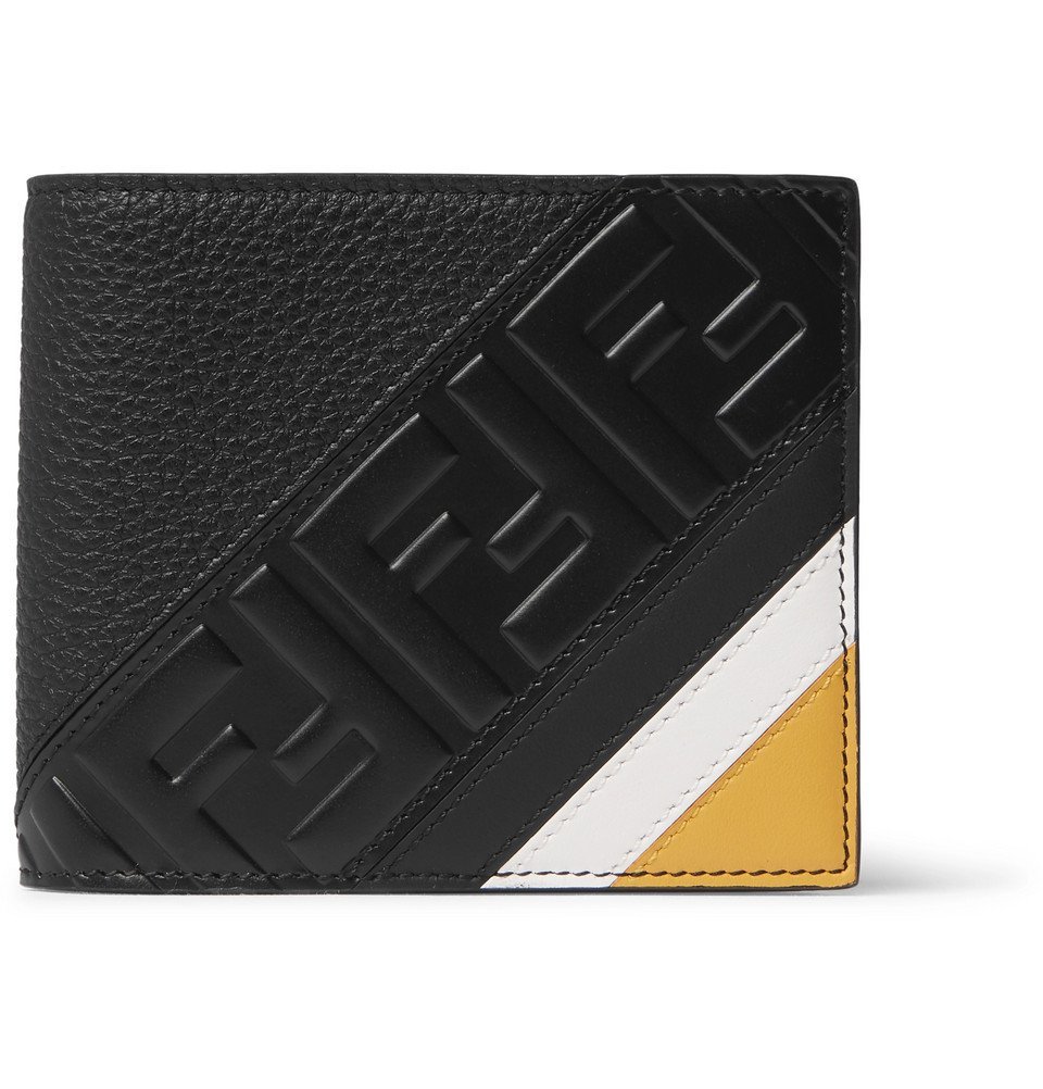 fendi men's leather wallet