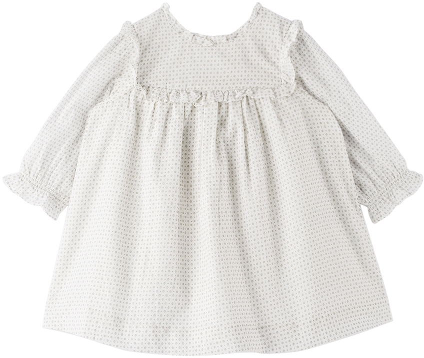 Photo: Bonpoint Baby White Ruffled Dress