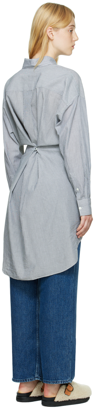 Isabel Marant Etoile Black & White Seen Shirt Minidress