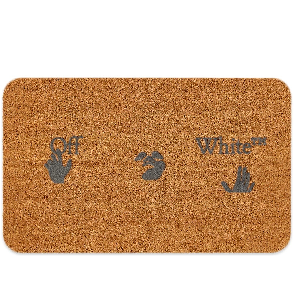 OffWhite Swimming Man Logo Doormat OffWhite