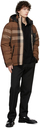 Burberry Reversible Brown Down Check Puffer Jacket