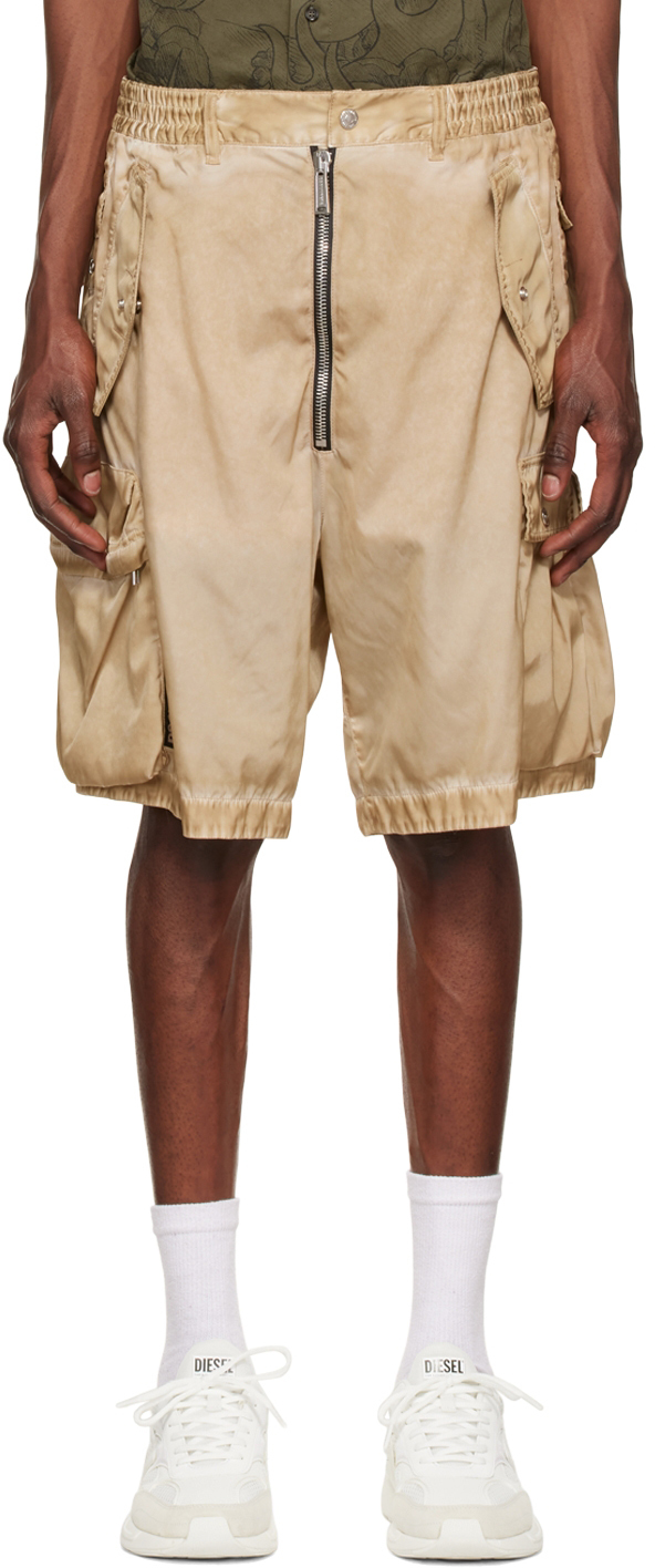 Dsquared2 Beige Nylon Shorts Dsquared2