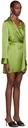 Reformation Green Alaine Dress