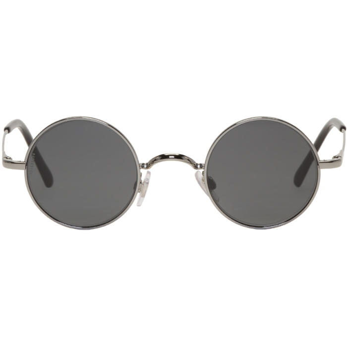 Dolce and Gabbana Gunmetal Round Sunglasses Dolce & Gabbana