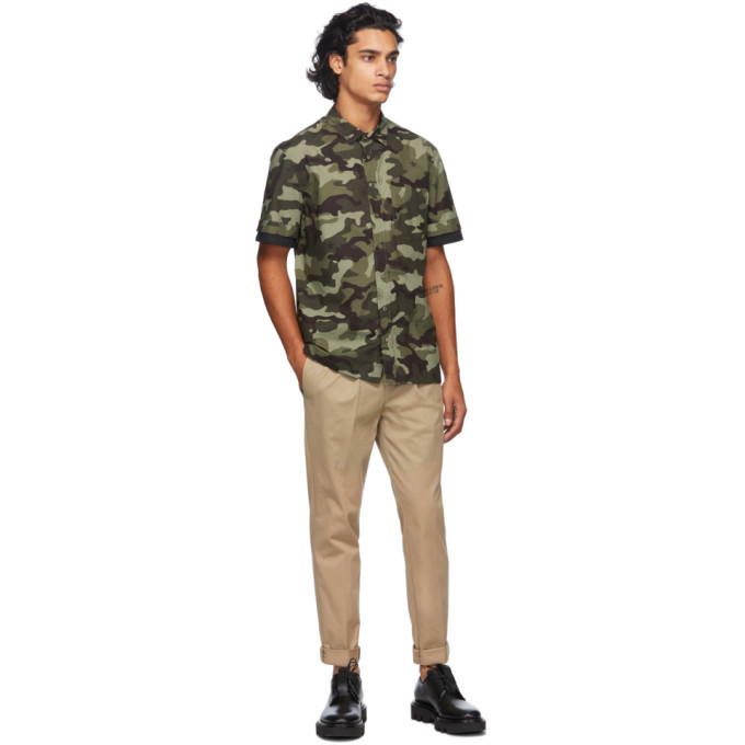 Neil Barrett Black Camo Shirt Neil Barrett