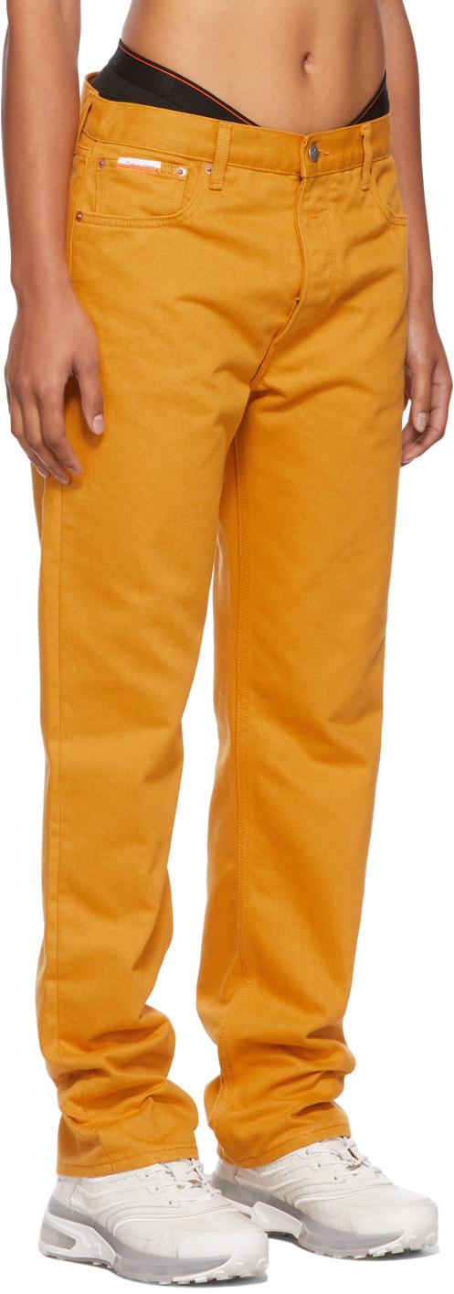 Heron Preston for Calvin Klein Orange Season 2 Straight-Leg Jeans Heron  Preston