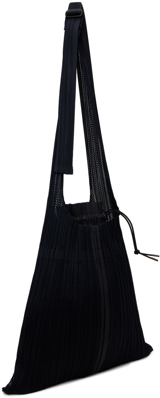 Pleats Please Issey Miyake Black Drawstring Shoulder Bag Pleats Please ...