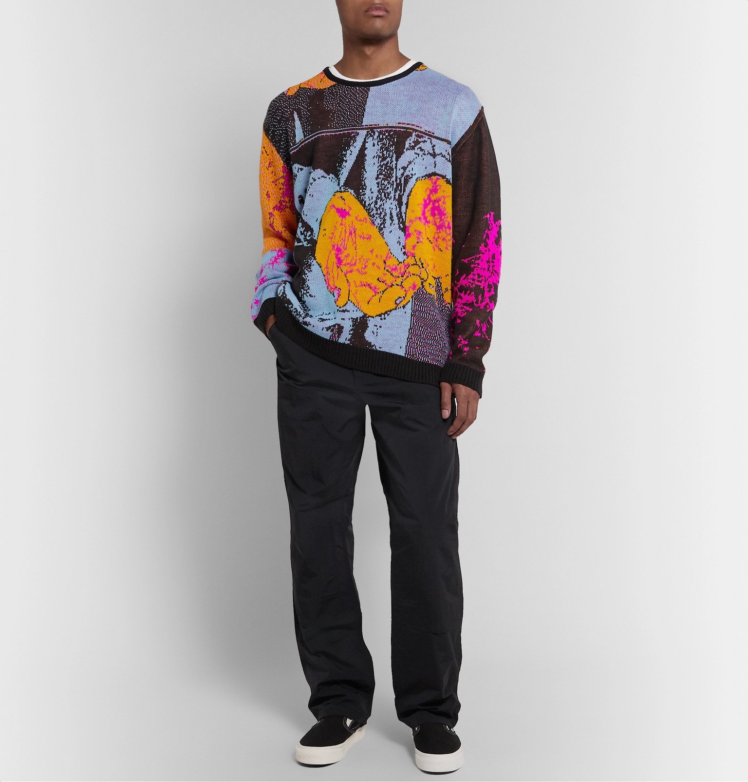 iggy - Intarsia Knitted Sweater - Multi iggy