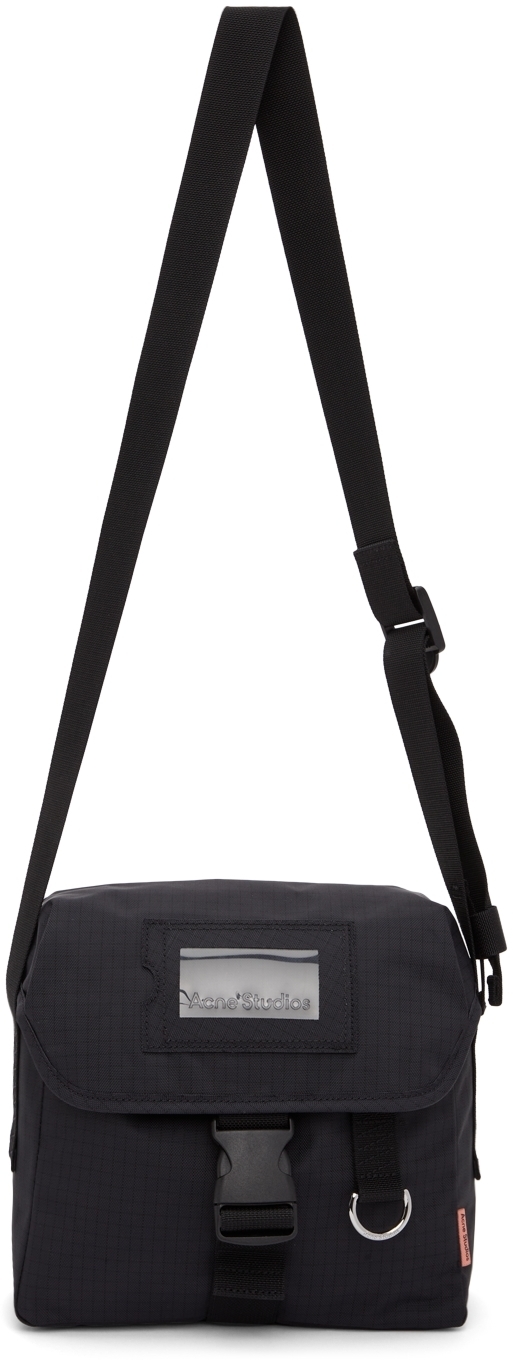 Acne Studios Black Midi Messenger Bag Acne Studios