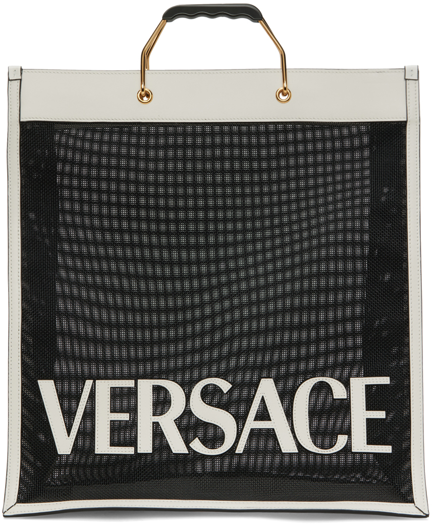 Versace Black Shopper Tote Versace