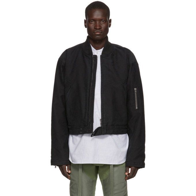 Fear of God Black Sixth Collection Bomber Jacket Fear Of God