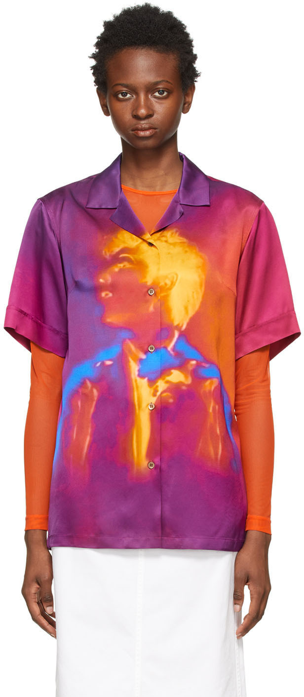 大人気☆ DRIES VAN NOTEN 21ss LEN LYE S/S SHIRT - 通販