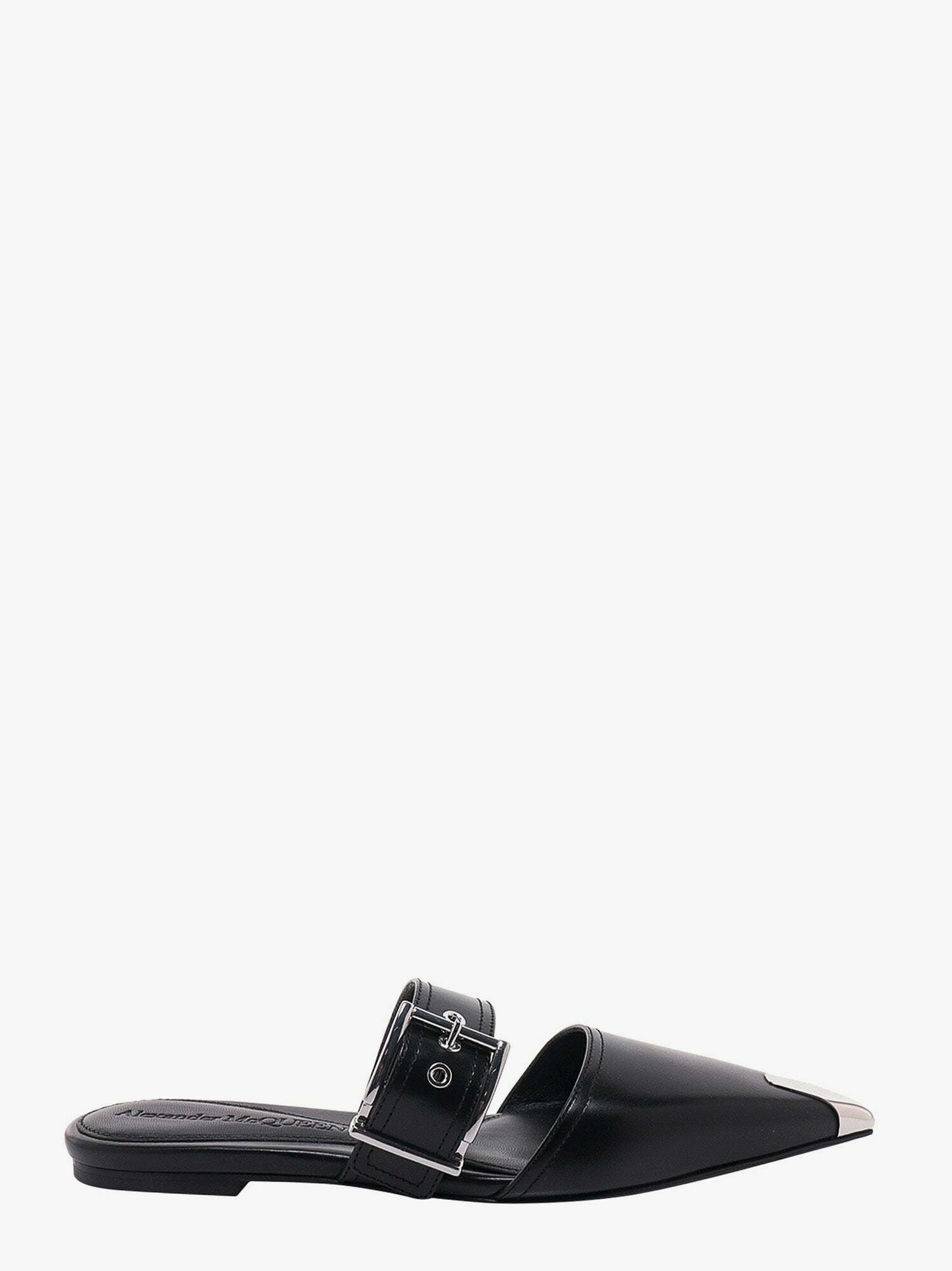 Alexander Mcqueen Mule Black Womens Alexander McQueen