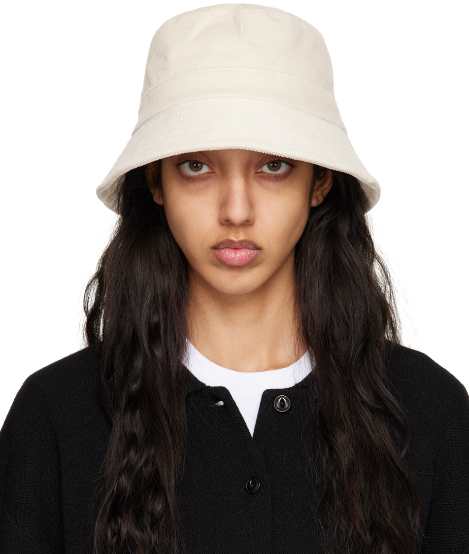 YMC Beige Quilted Bucket Hat YMC