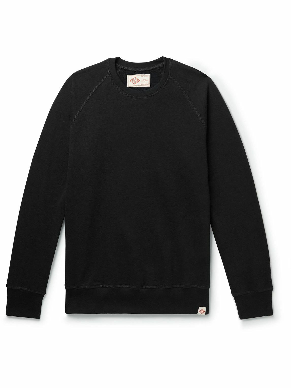 Bather - Cotton-Jersey Sweatshirt - Black Bather