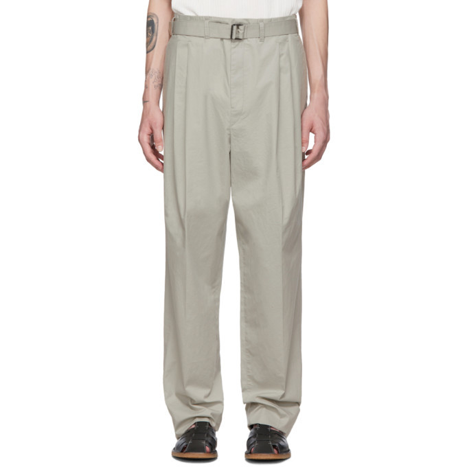 grey pleated trousers mens