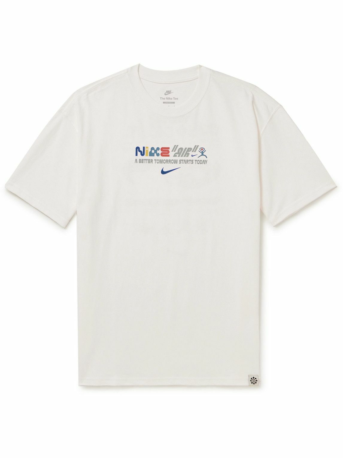 Nike - NSW Logo-Print Cotton-Jersey T-Shirt - White Nike