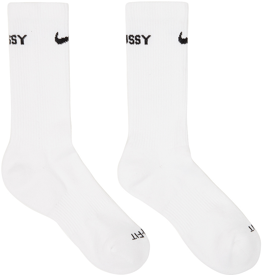 Nike White Stüssy Edition Dri-FIT Socks Nike