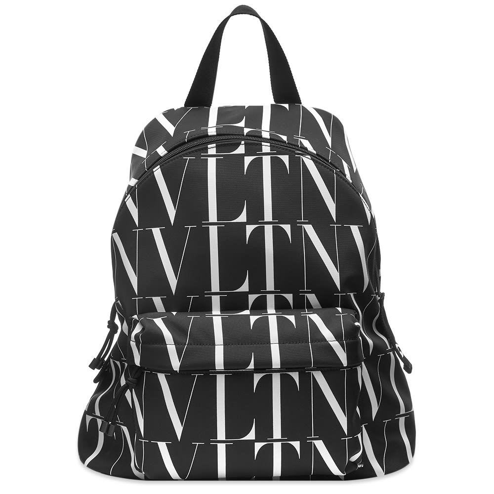 Valentino VLTN All Over Print Canvas Backpack Valentino