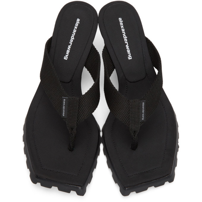 alexander wang jessie lug sole thong sandals