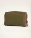 Brooks Brothers Men's Large Canvas Dopp Kit | Green