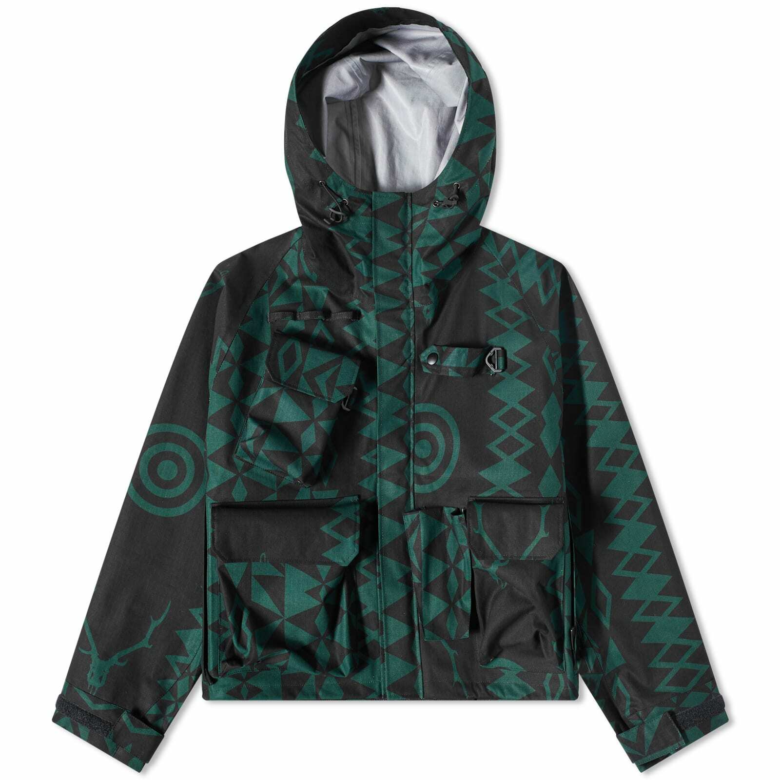 South2 West8 Men's Camouflage Print Jacket Multicolor