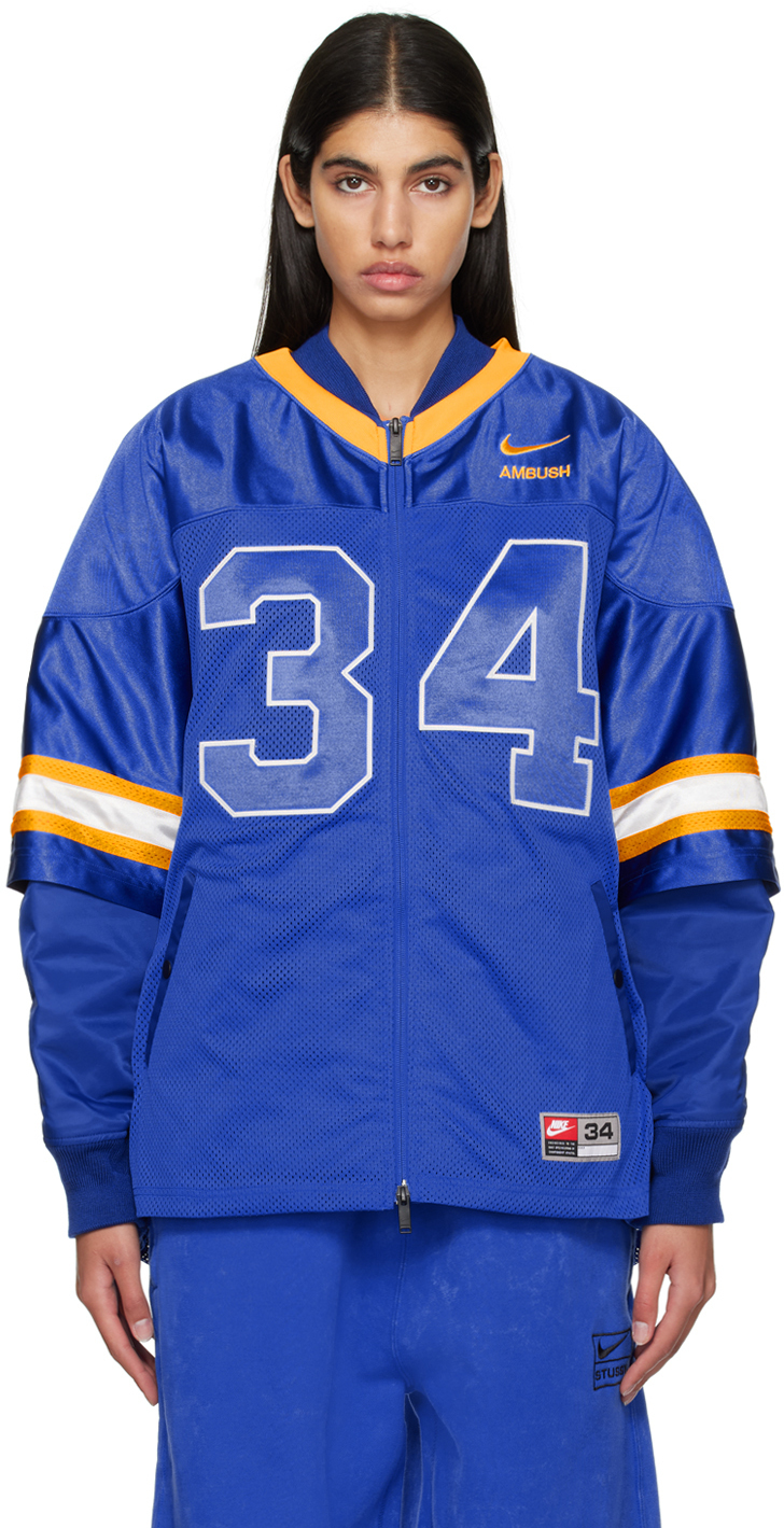 AMBUSH Navy & Yellow Nike Edition Jacket Ambush