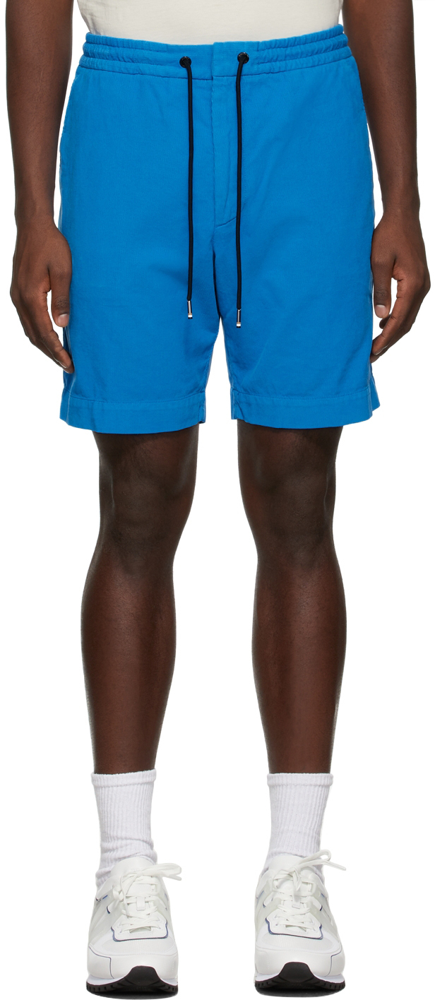 Boss Blue Corduroy Shorts BOSS