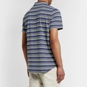 Oliver Spencer - Hawthorn Striped Mélange Cotton-Jersey Polo Shirt - Blue