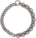 1017 ALYX 9SM Silver Mini Chunky Chain Necklace