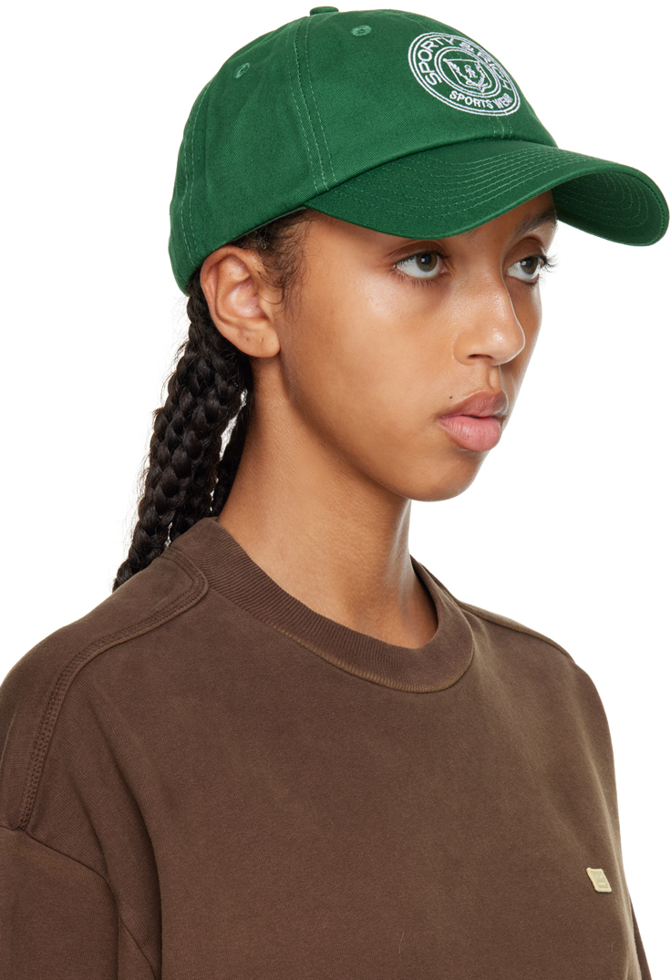 Sporty & Rich Green Monaco Cap Sporty & Rich