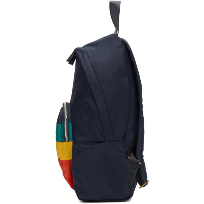 Anya Hindmarch Navy Chubby Wink Backpack Anya Hindmarch