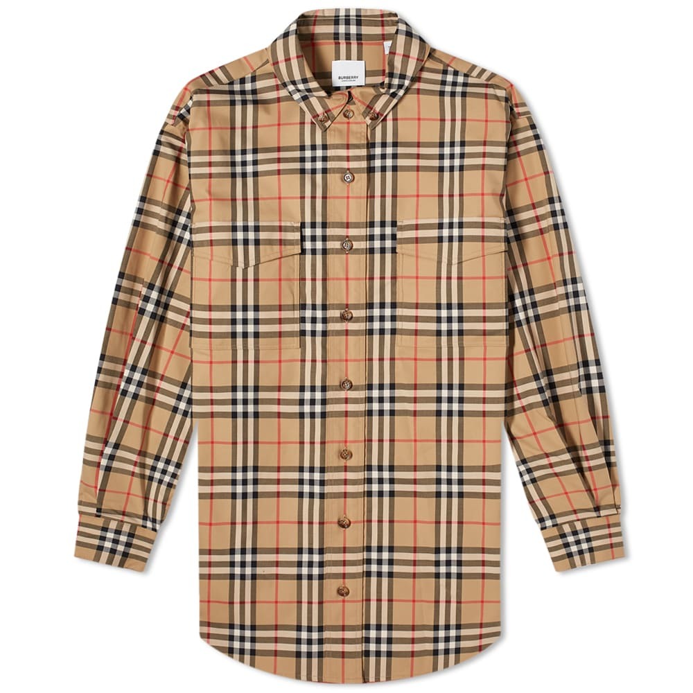 Burberry Oversized Checked Shirt Burberry