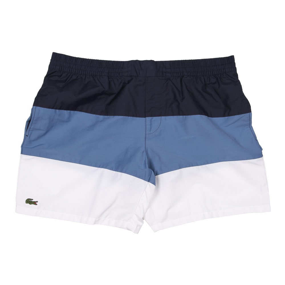 lacoste swim shorts navy