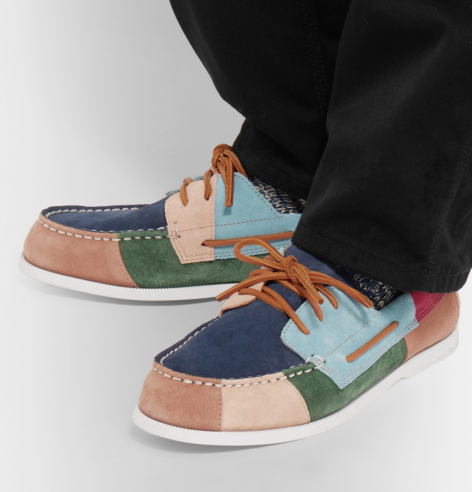 Authentic Original Colour-Block Suede 