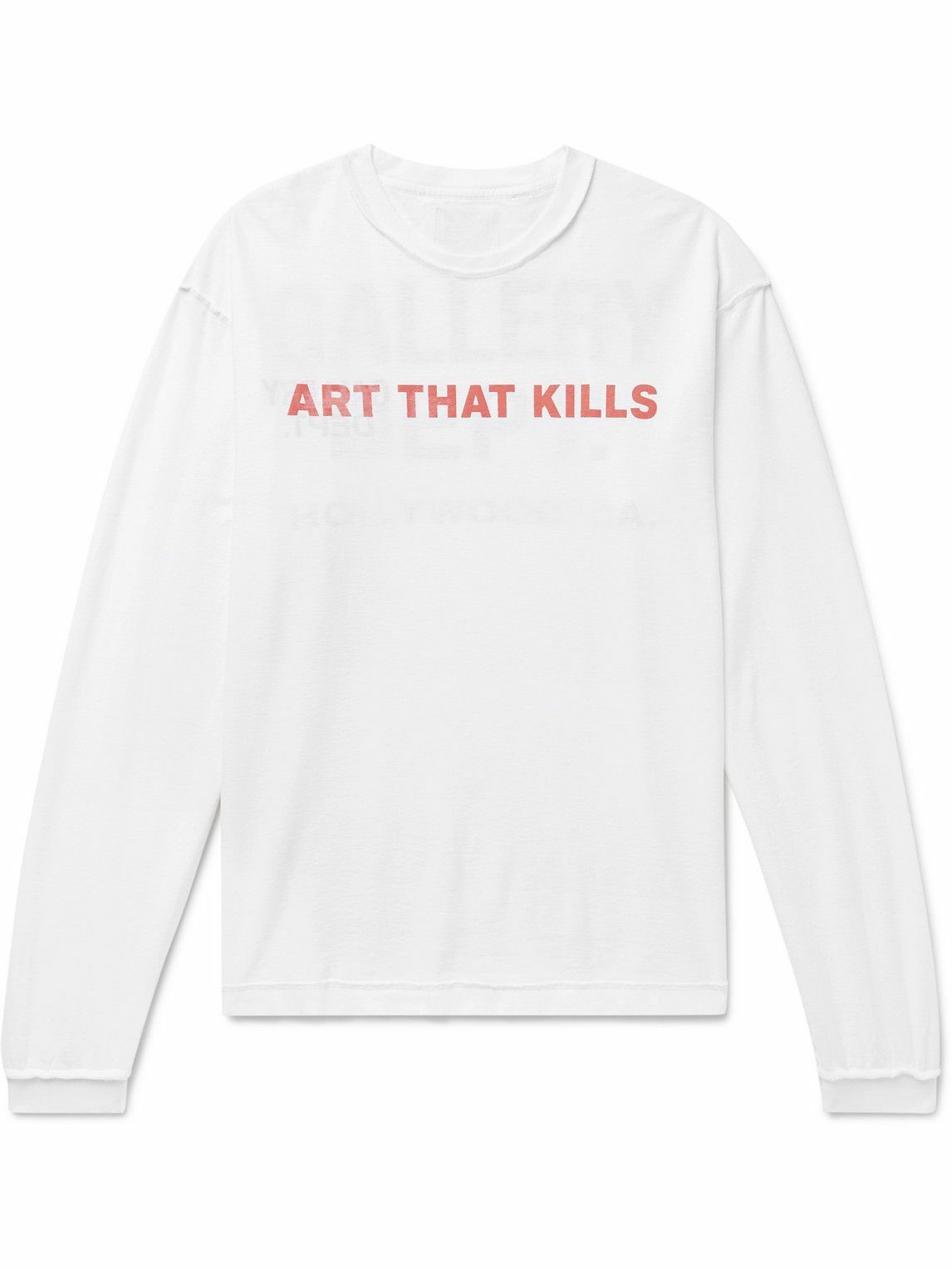 Gallery Dept. - ATK Reversible Logo-Print Cotton-Jersey T-Shirt - White ...