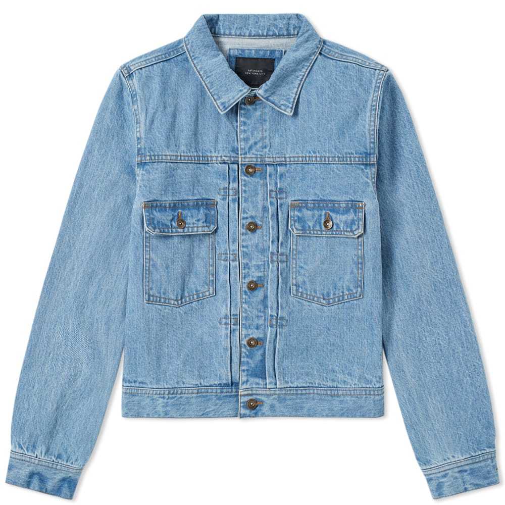 Saturdays NYC Ray Denim Jacket Blue Saturdays NYC