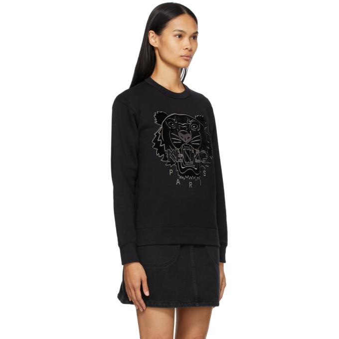 Kenzo Black Velvet Tiger Head 