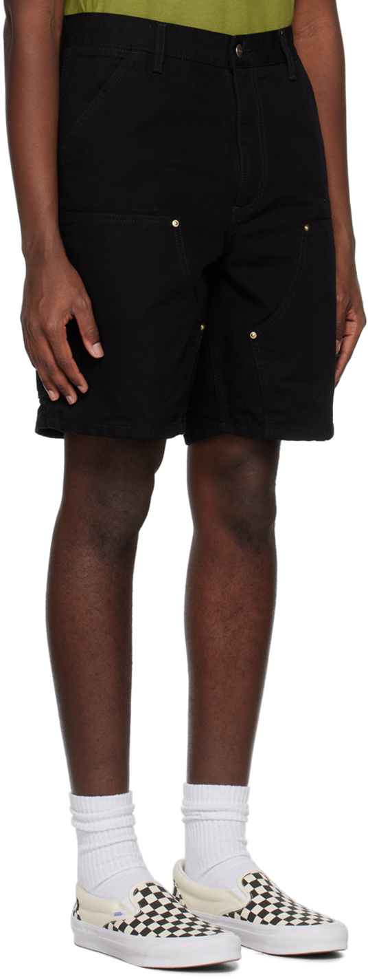 Carhartt Work In Progress Black Double Knee Shorts Carhartt WIP