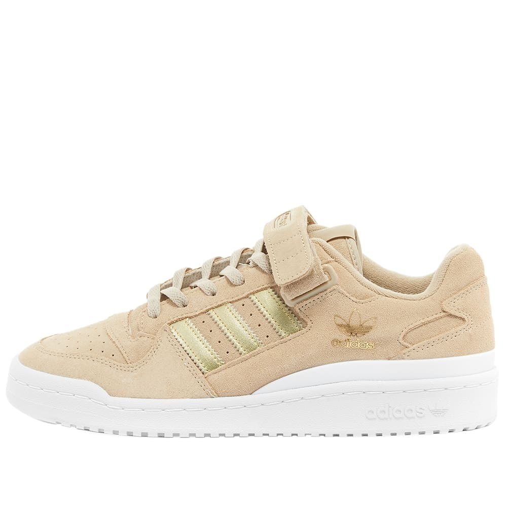 Adidas Women's Forum Low W Sneakers in Beige/White/Matte Gold adidas